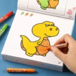 80 Sheets Boys Girls Children's Coloring Books Cars Animals Vegetables Baby Drawing Book School Early Education Toys Drawing Toy - Image 3