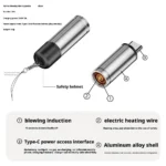 Mini Cigarette Lighter TypeC Plug-in Lighter Windproof Cigarette Without Cigarette Outdoor Lighter Ignition Charging Car Li M4T9 - Image 4