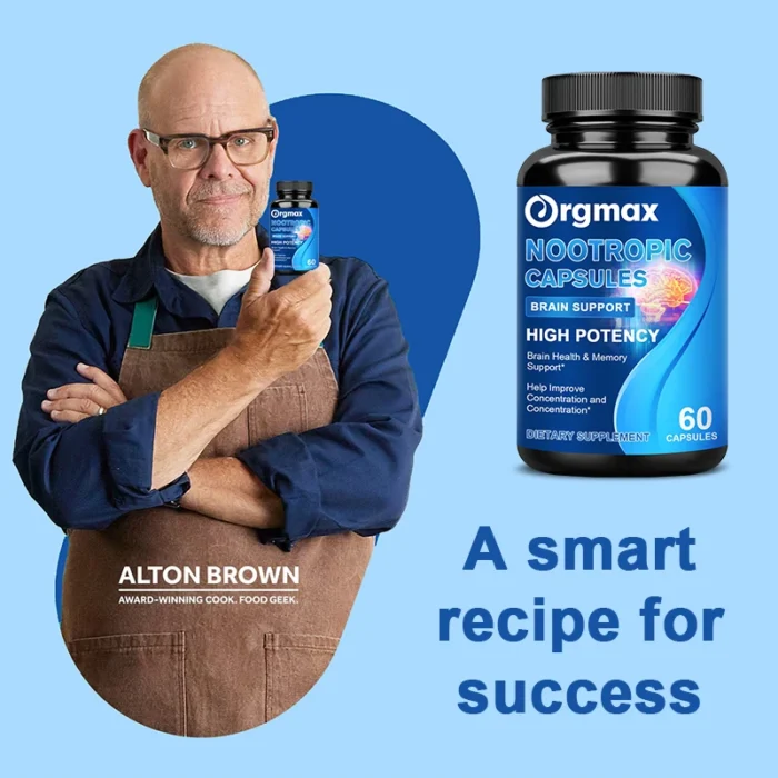 Nootropic Brainpower & Memory Supplement Vitamin B6 & B12 for Improve Intelligence & Focus & Cognitive Clarity Brain Booster - Image 4