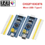 STM32F103C8T6 CH32F103C8T6 ARM STM32 Minimum System Development Board STM32F401 STM32F411 + ST-LINK V2 Download Programmer - Image 6