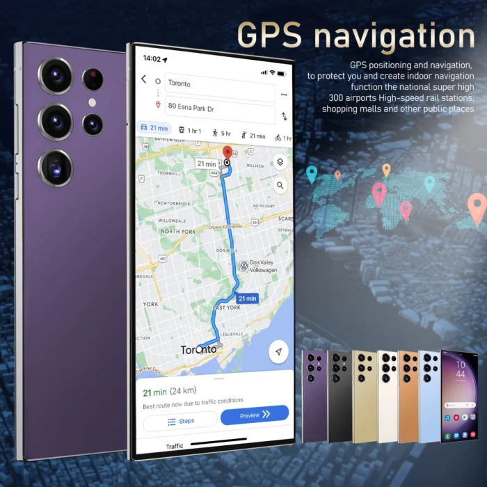 HOT 2025 new S25 Ultra original intelligent 5G dual card dual standby Android 14 system global version phones 8000mAh battery - Image 2
