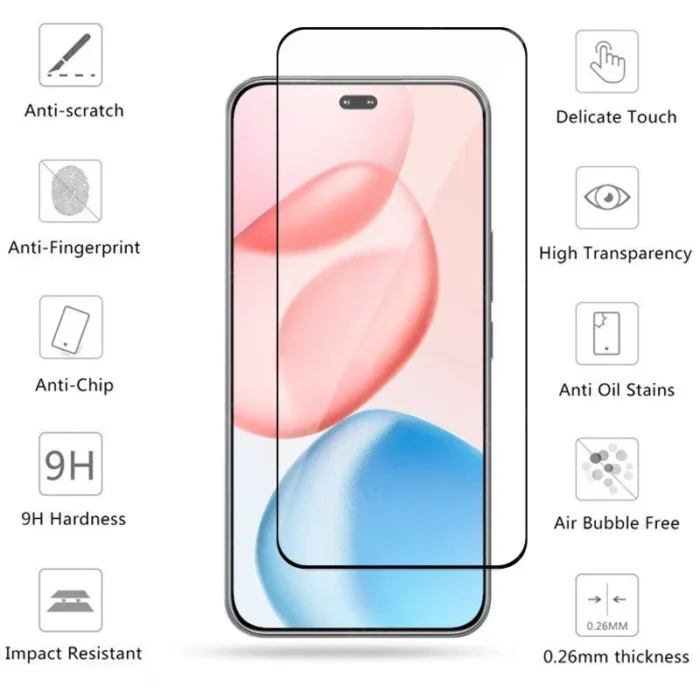 Full Cover Glass For Honor 400 Pro Tempered Glass Honor 400 Pro Screen Protector HD Protective Phone Lens Film Honor 400 Pro - Image 3