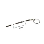 Eyeglass Screwdriver Portable Stainless Steel 3 In 1Keychain Screwdriver Eyeglass Sunglasses Watch Screwdriver Repair Kit Tools - Image 6