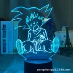 Anime Vegeta Cartoon 3D Led Light Anime Figure Night Light Dragon Ball Z King Childhood Son Goku GK Desk Lamp Decor Gift - Image 5