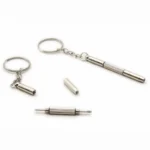 Eyeglass Screwdriver Portable Stainless Steel 3 In 1Keychain Screwdriver Eyeglass Sunglasses Watch Screwdriver Repair Kit Tools