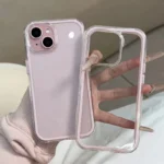 For Redmi Note 14 13 11 Pro Plus 12 Turbo Pro 11S Pro+ 5G 4G Phone Case Simple Solid Color Border Couple Candy Color Soft Cover - Image 3