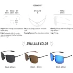 Classic Sports Rimless Sunglasses Men Women Male Driving Golf Rectangle Ultralight Frame Sun Glasses UV400 De Sol - Image 2