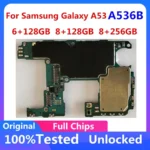 128GB 256GB Motherboard Unlocked Mainboard Unlocked For Samsung Galaxy A53 A536B Logic Board With Full Chips A536E - Image 2