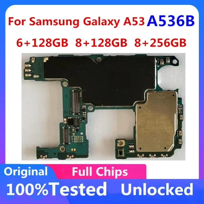 128GB 256GB Motherboard Unlocked Mainboard Unlocked For Samsung Galaxy A53 A536B Logic Board With Full Chips A536E - Image 2