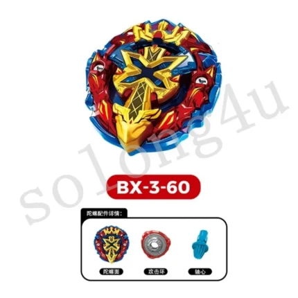 BX-3-60 Limited Color CX Flame Bey X Spinning Tops Toys for Kids Gift