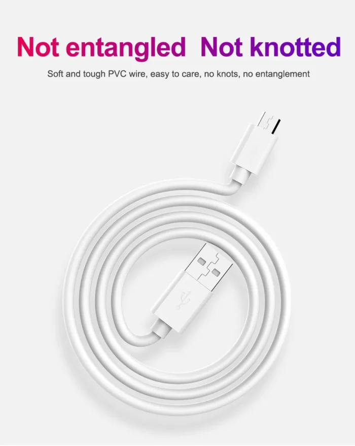 Kablo-Cable Micro USB para juegos, Cable Usb de 1m de largo para Samsung A6, A7, J2, J3, J7, 2018, J5 Prime, 2017, J7 Pro - Image 6