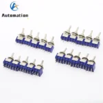 5Pcs Miniature Lever Toggle Switch Single Pole Double Throw ON-OFF-ON /ON-ON 120VAC 6A 1/4 Inch Mounting MTS-102 103 202 203