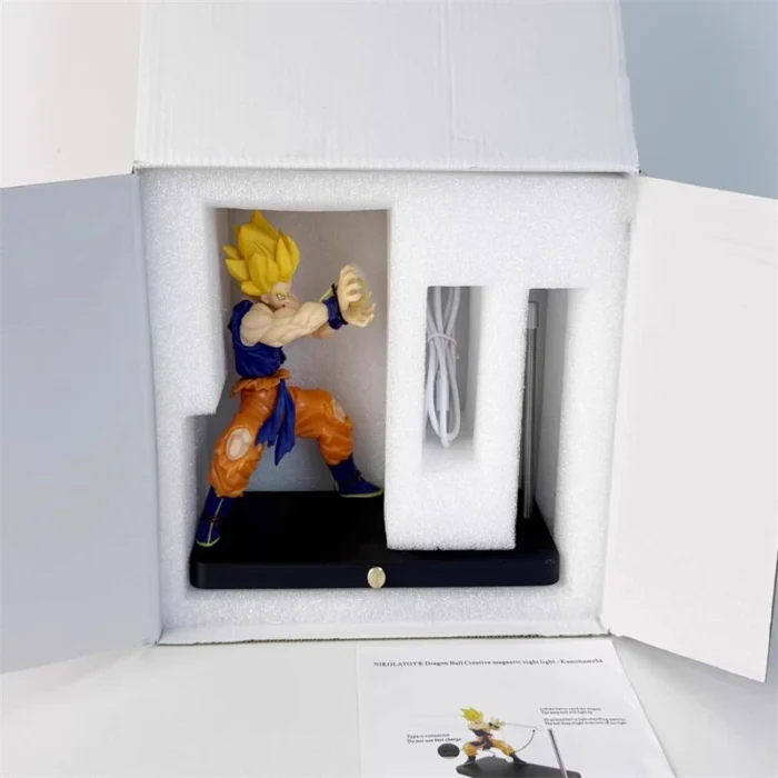 Anime characters DRAGON BALL Z Son Goku model lamp Super Saiyan one figure boy toy gift collection ornaments - Image 4