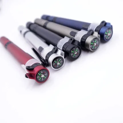 Multifunctional Pen Light Pen Outdoor Travel 6-in-1 Multi-function Tool Screwdriver Compass Touch Holder Light Pen