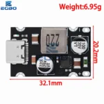 QC4.0 QC3.0 Type-C USB PD65W Fast Charging Adapter Module DC8-32V 3.25A 65W Step Down Module For Huawei SCP/FCP Apple PD - Image 2