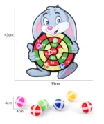 Sticky Ball Dart Board Target Sports Game Toys gor Children Outdoor Party Toys Target Sticky Ball Throw Educational Board Game - Image 6