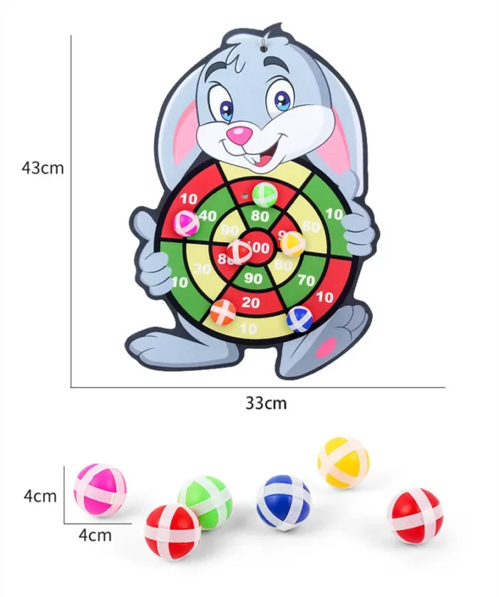 Sticky Ball Dart Board Target Sports Game Toys gor Children Outdoor Party Toys Target Sticky Ball Throw Educational Board Game - Image 6