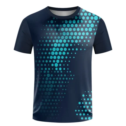 Summer Fashion Sports Quick Drying Neutral Casual T-shirt Badminton Street Fitness Short Sleeve Sunny Handsome Round-neck Tops