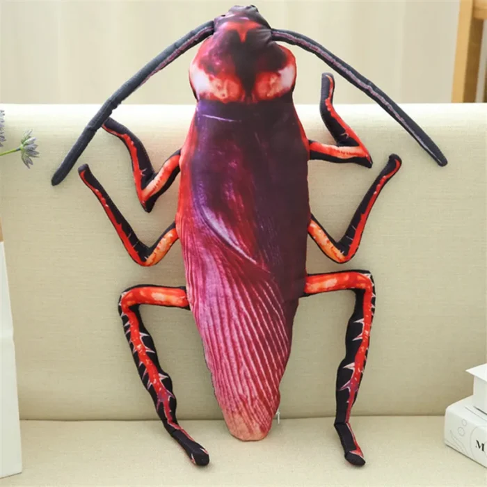 35/55cm Creative Simulation 3d Cockroach Pillow Funny Tricky Spoof Insect Plush Toy For Kids Boys And Girls Halloween Gift - Image 5