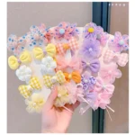 Princess Super Fairy Bow Hairpin, Flower Hairpin, Children's Hair Accessory, Baby Bangs Clip - Image 6