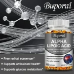Alpha Lipoic Acid - Relaxes Nerves Pain, for Neurological Health, Supports Antioxidant Health and Sugar Metabolism - Image 3