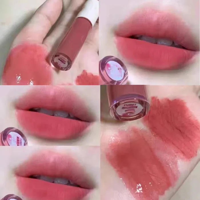 Double Headed Lip Glaze Chestnut Lip Mud Long Lasting Moisturizing Waterproof Sweatproof Matte Lipstick Korean Cosmetics - Image 5