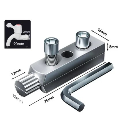 Faucet Angle Valve Broken Wire Extractor + 4/6 Water Pipe Inner Hole Wire Opener Hand Tools Home Taps & Dies