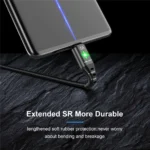 USLION 5A Micro USB Cable Fast Charging Mobile Phone Micro USB Wire cord For Xiaomi Android LED Lighting USB Charger Data Cable - Image 6