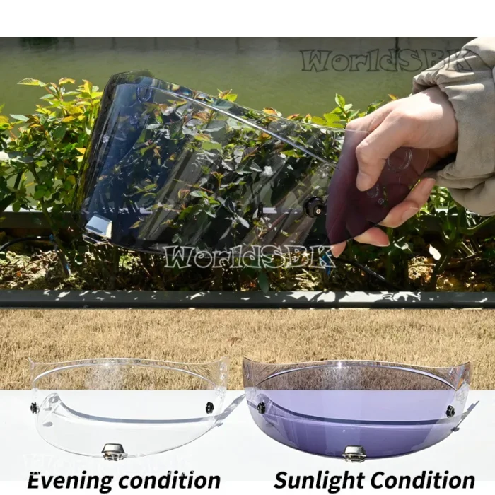 Photochromic Visor for HJC RPHA 11 PRO RPHA 70 ST HJ-26 Helmet Shield Uv Cut Casco Moto Face Shield Visera Windshield - Image 2