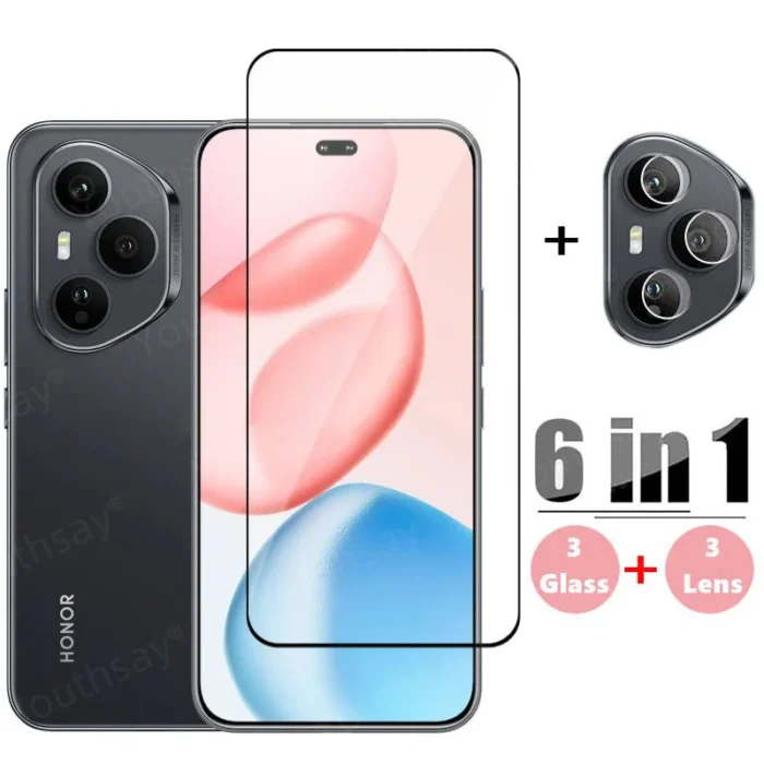 Full Cover Glass For Honor 400 Pro Tempered Glass Honor 400 Pro Screen Protector HD Protective Phone Lens Film Honor 400 Pro - Image 1