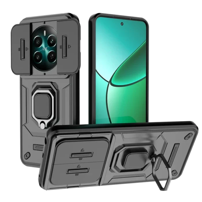 For OPPO Realme 12 Case Cover Realme 12 Realme12 4G Capas Back Armor Bumper Shockproof Camera Lens Ring Holder Fundas Realme 12 - Image 3