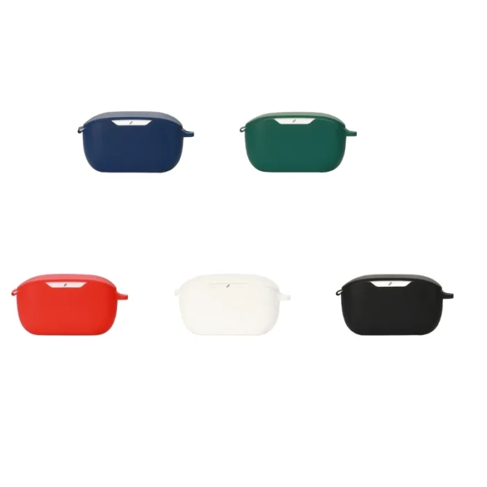 Silicone Case for JBL Wave Buds Case Full Edge Shockproof Protection Earphone Cover with Hook headphone box Protective Sleeve - Image 2