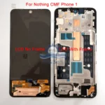 6.55'' Original OLED For Nothing Phone (1) A063 LCD /CMF 1/CMF 2 Pro Screen Frame For Nothing Phone 2 A065/ 2A Plus Nothing 3A