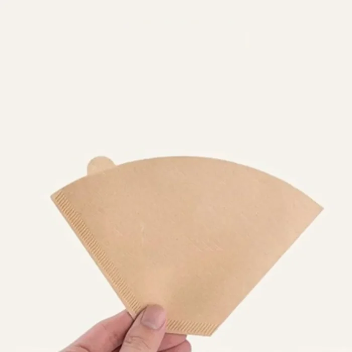 100 Pcs U Shaped Cone Coffee Filter Paper Disposable with Handle Coffee Maker Paper 1-6 Cups Unbleached Coffee Dripper Travel - Image 3