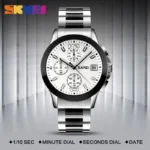 SKMEI 9126 Relogio Masculino Business Mens Watches Top Brand Luxury Watch Men 3Bar Waterproof Casual Quartz Wristwatches - Image 6