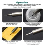 Soldering Tip Tinner Cleaner Oxide Removal Cleaner Lead Free Oxidation Cleaning Paste for Enhanced Solder Performance 10g-60g - Image 3