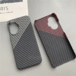 For Xiaomi POCO F7 5G Case Ultra Thin Matte Hard Carbon Fiber Texture Pattern Cover For Poco F7 Redmi Turbo 4 Pro Bumper