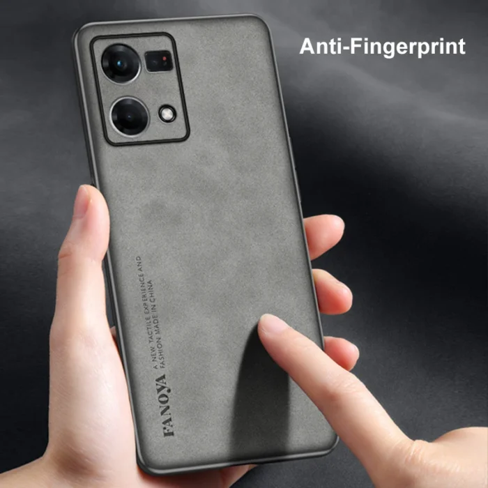 Luxury PU Leather Case For OPPO Reno 8 Pro Plus 7 4G 7 Lite 7Z 8Z 5G Cover Matte Silicone Protection Phone Case For OPPO F21 Pro - Image 6