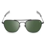 Vintage Look AO Pilot Sunglasses Retro Green Lens Luxury Sunglasses Optical Glass Lens Male Design Fashion Accessory - Image 2