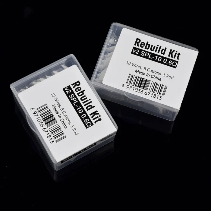 1 Set DIY Rebuild Kit V2 Spl-10 0.6/0.8ohm Spl-10 1.0/1.2ohm Mesh Coil Resistance Replacement Accessories Tool - Image 5