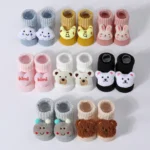 0-6M Cute Lovely Short Baby Socks Children Sock Cartoon Animal Girls Cotton Breathable Cute Newborn Boy Infant Short Sock - Image 2