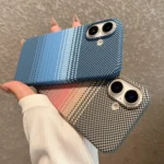 Funda de lujo con textura de fibra de carbono kevlar para iPhone 16, 15, 14, 13, 12 Pro Max, funda de teléfono ultrafina y ligera de fibra de aramida de carbono - Image 6