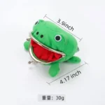 1PCS Frog Wallet Anime Cartoon Wallet Coin Purse Plush Wallet Cute Purse Coin Cosplay Anime Props Accessories - Image 5
