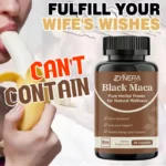 Pure Black Maca Ashwagandha Capsules Energy Supplement Boost Performance Support Reproductive Health for Men