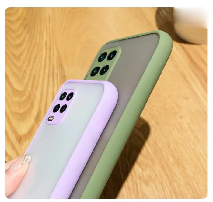 Silicone Cases For Xiaomi Mi 10 Lite 5G Matte Luxury Shockproof Slim Phone Cover For Xiaomi Mi 10Lite Case Protector Candy Color - Image 6