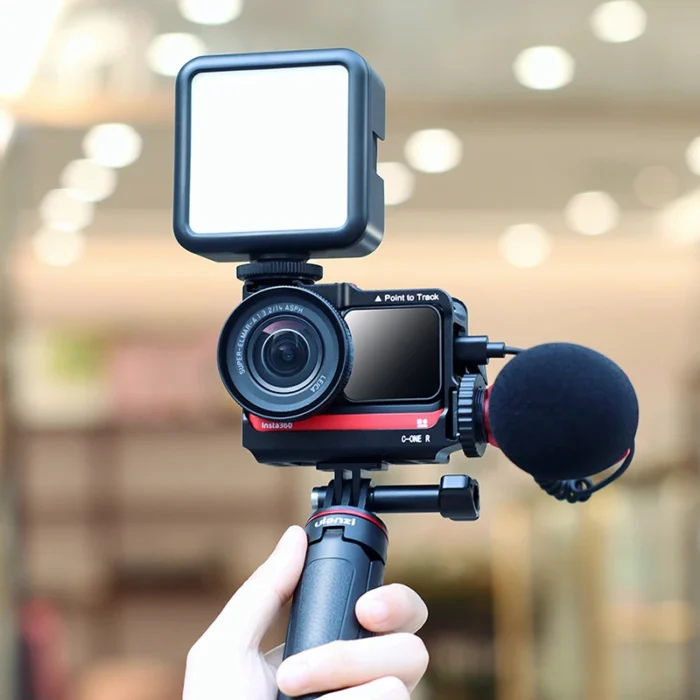 VIJIM VL81 Video Lamp 3200-5600K Dimmable MIni Vlog Fill Light With Cold Shoe for Smartphone SLR Camera Youtube Live Broadcast - Image 5