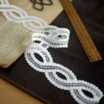 4CM Wide White Black Cotton Embroidery Ribbon Dress Guipure Lace Fabric Edge Trim DIY Garment Curtains Sewing Trimmings Decor - Image 5