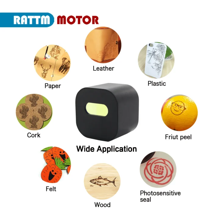 【New】1.6W Mini Laser Carving Machine Support Android / IOS Bluetooth Handheld Desktop Intelligent Engraver B1-450 - Image 6