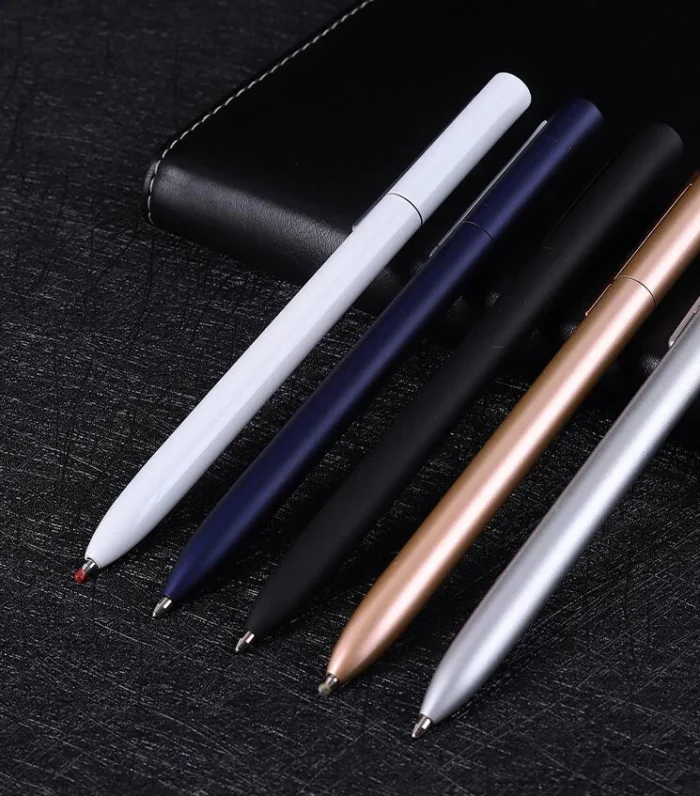 Metal Gel Pen with Refill for Xiaomi Metal Sign Pens 0.5mm Smooth Ink Signing Writing Business Office Pучка Aluminum Alloy Pens - Image 3