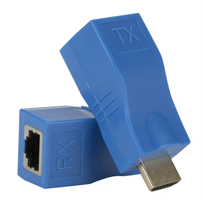 Grwibeou Newest HDMI Extender RJ45 Ports LAN Network HDMI Extension Up To 30m Over CAT5e / 6 UTP LAN Ethernet Cable For HDTV - Image 4